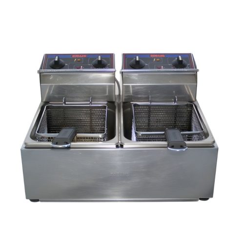 TWIN BASKET ELECTRIC DEEP FRYER 10LT
