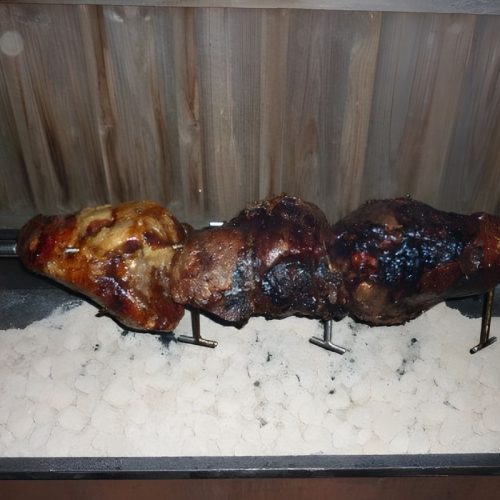 4FT CHARCOAL SPIT ROAST